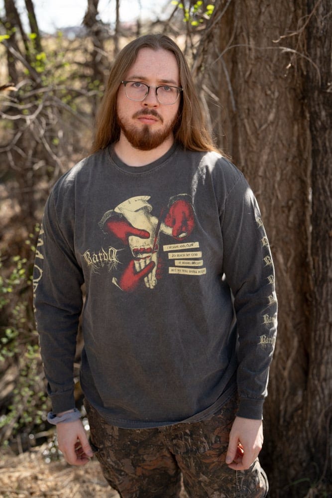 Scrape and Claw long sleeve shirt, front print